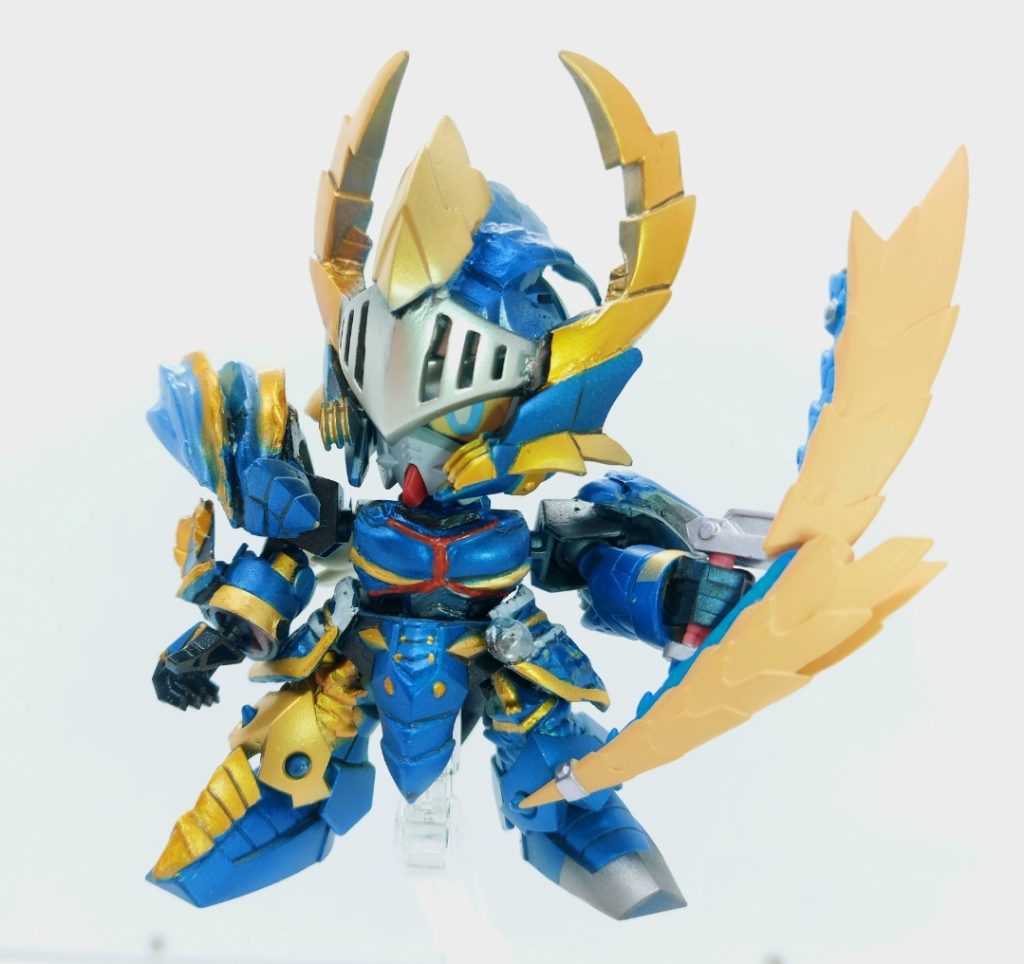 閃烈なる蒼光  雷狼竜ハンター ゼロガンダム–2枚目/制作者：昨日の 🎈W