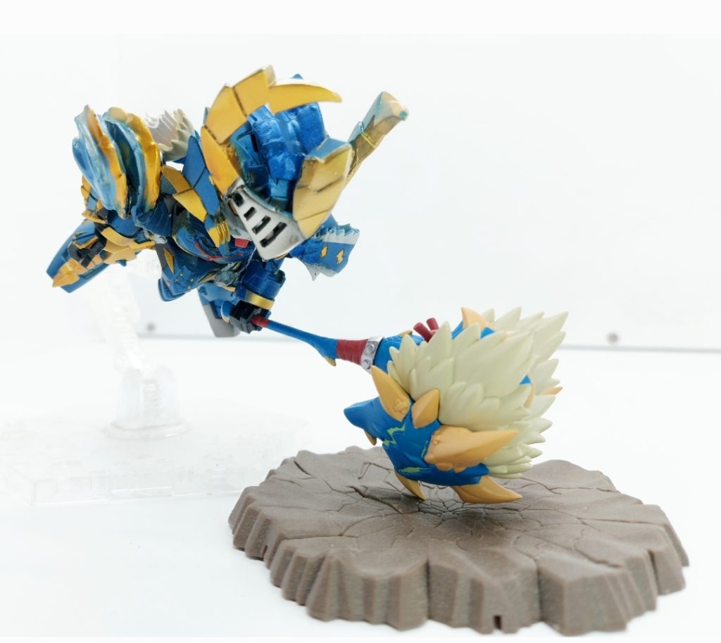 閃烈なる蒼光  雷狼竜ハンター ゼロガンダム–4枚目/制作者：昨日の 🎈W