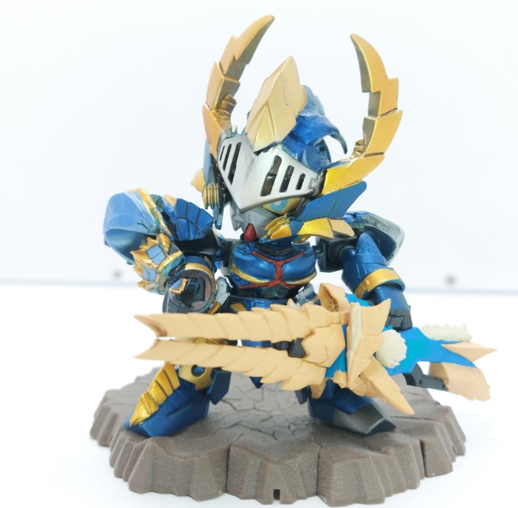 閃烈なる蒼光  雷狼竜ハンター ゼロガンダム–5枚目/制作者：昨日の 🎈W