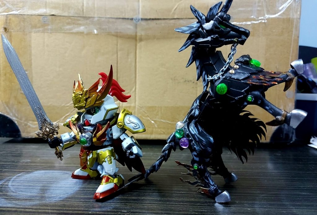 刃馬一体 獅王騎士 ゼロガンダム–3枚目/制作者：昨日の 🎈W