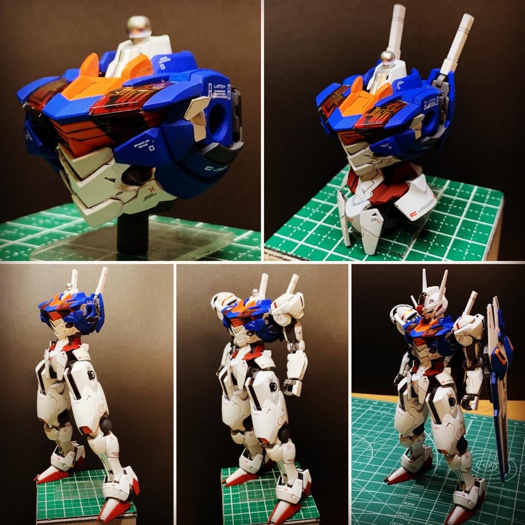 なんとなく、組んでいるサマをもうしわけ程度に。パーツごとに眺めるっていうのもガンプラの醍醐味ですよねー。かっこいー。