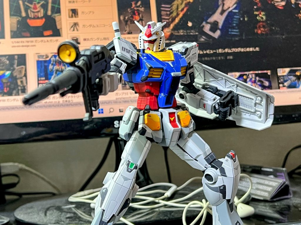 【過去作】1/100 RX-78F00 缶スプレーで全塗装。–2枚目/制作者：てん