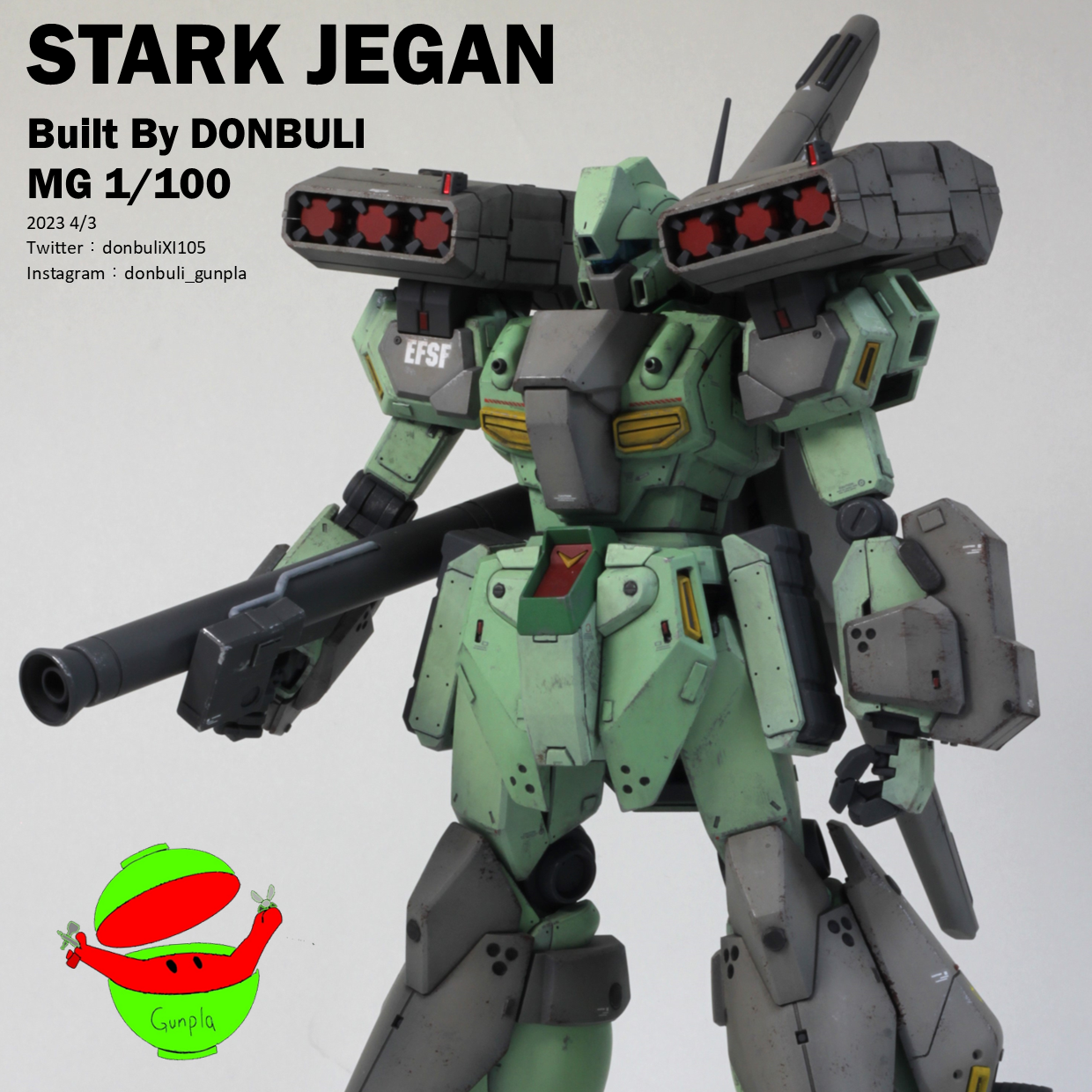 スタークジェガン｜どんぶりさんのガンプラ作品｜GUNSTA（ガンスタ）