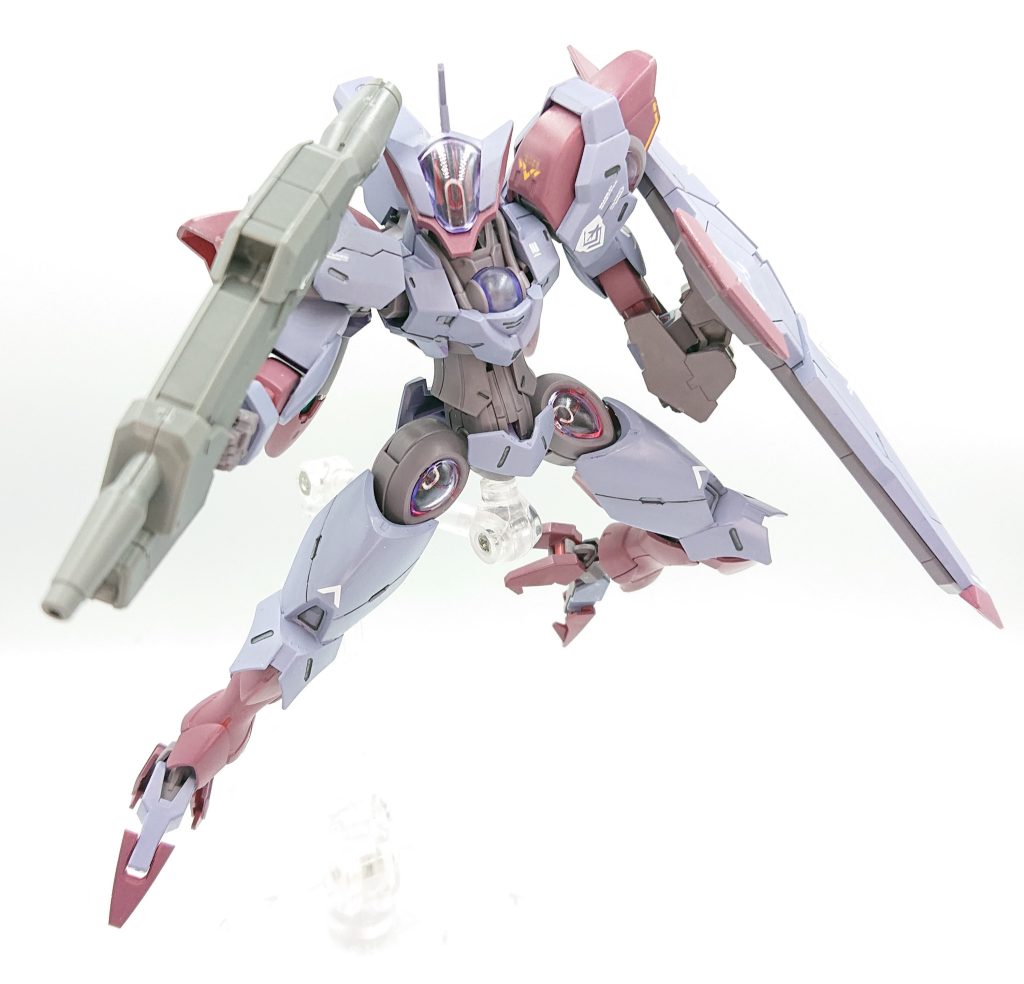 もともと可動域は抜群なベギル系列なので、本体に手を加える必要はほぼありません。スタイルも申し分ない感じです。