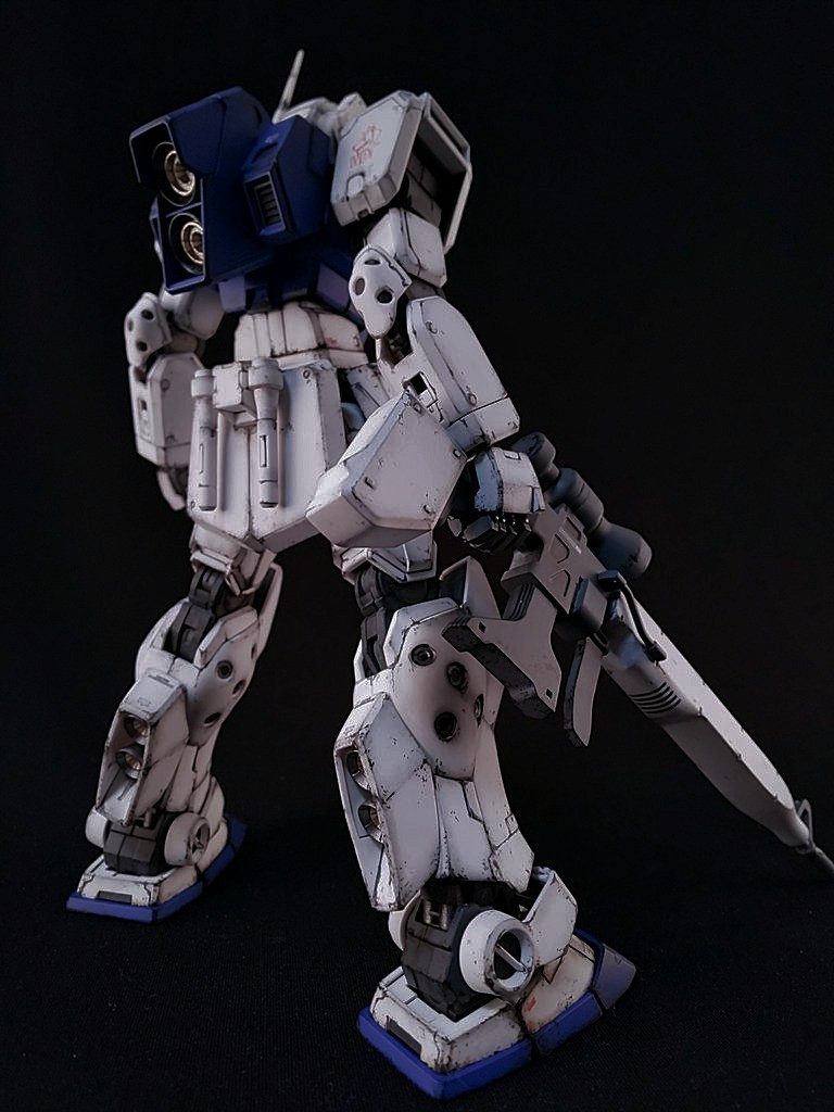 ジムスナⅡのデザインかっこよすぎる。白と青のバランス！エリートの搭乗する貴重な高性能機感！ ！スカーレット隊発進！！