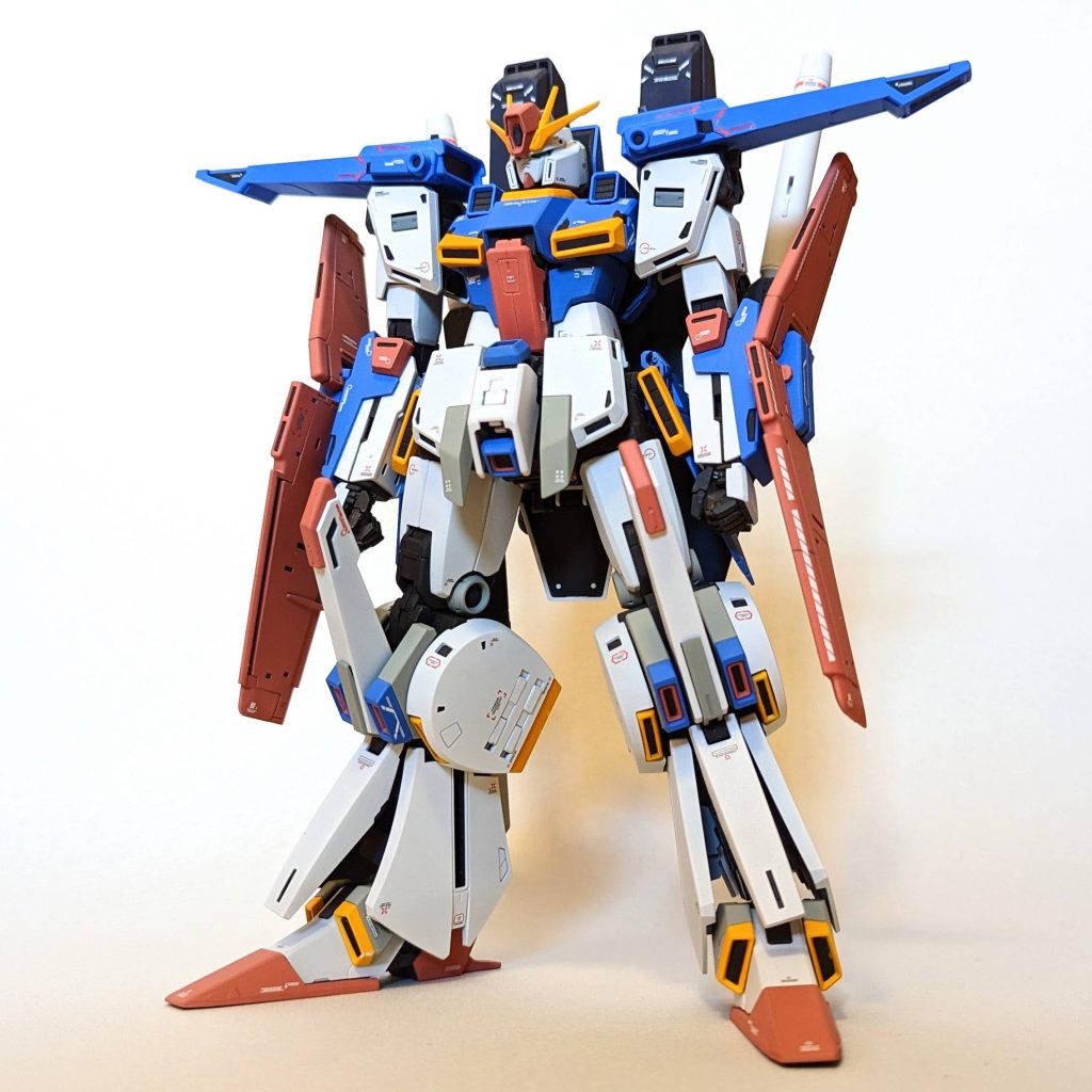 MG 1/100 FAZZ Ver.Ka 前面①顔見るとFAZZなの分かりますかね?