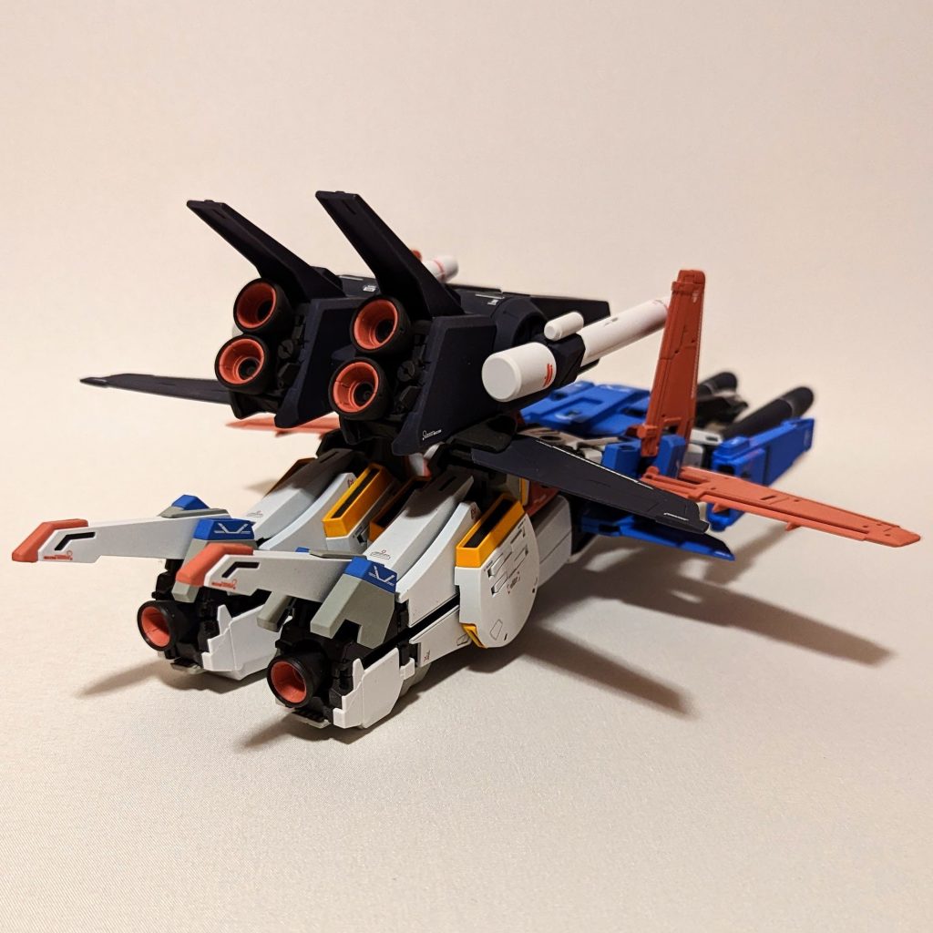 MG 1/100 FAZZ Ver.Ka 背面④Gフォートレスにも変形しますよ~手はブースターにならないけど😭