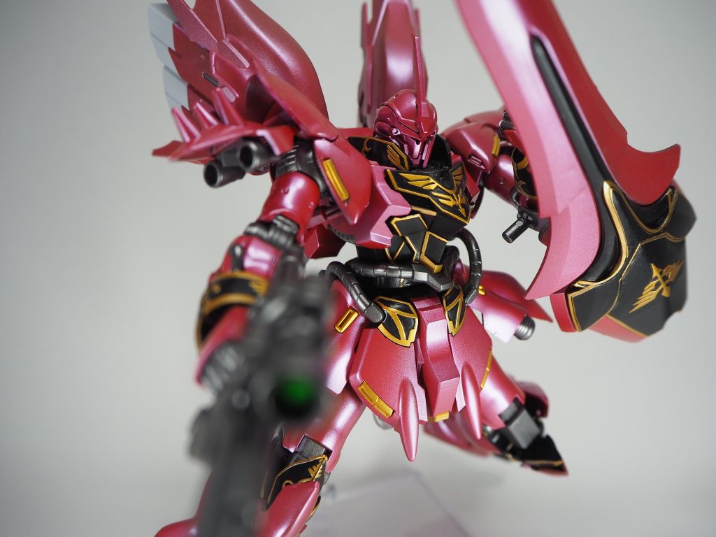 HGシナンジュ 全塗装ピンクカラー–6枚目/制作者:かつらく