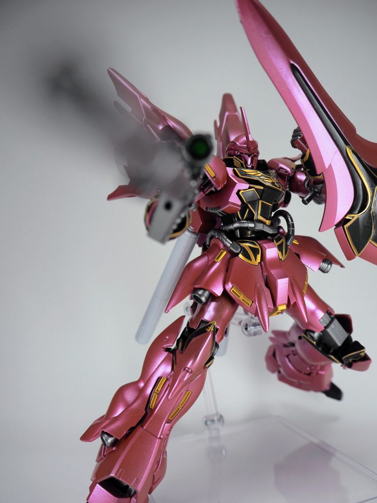 HGシナンジュ 全塗装ピンクカラー–5枚目/制作者:かつらく