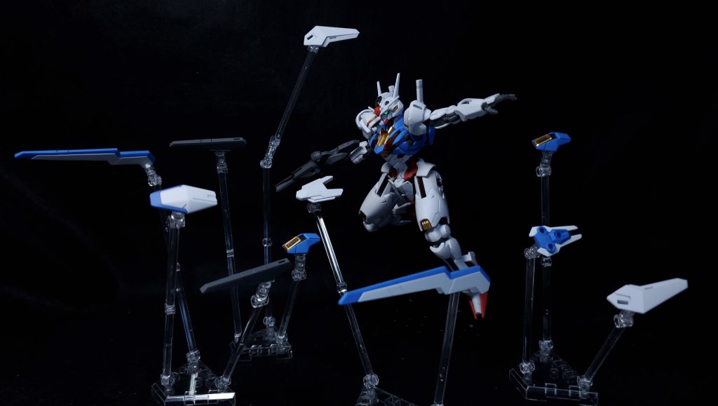 HGミラソウル社製フライトユニット装備＆ウェポンディスプレイベース–6枚目/制作者：よっしょろー