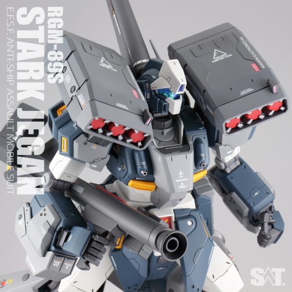 MG 1/100】スターク ジェガン 全塗装 完成品 - 模型/プラモデル