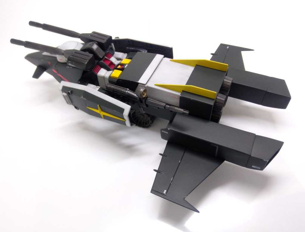 【Gアーマー】機首を3mmくらい延長、ビームキャノン基部はジャンクパーツを使ってポリ化。