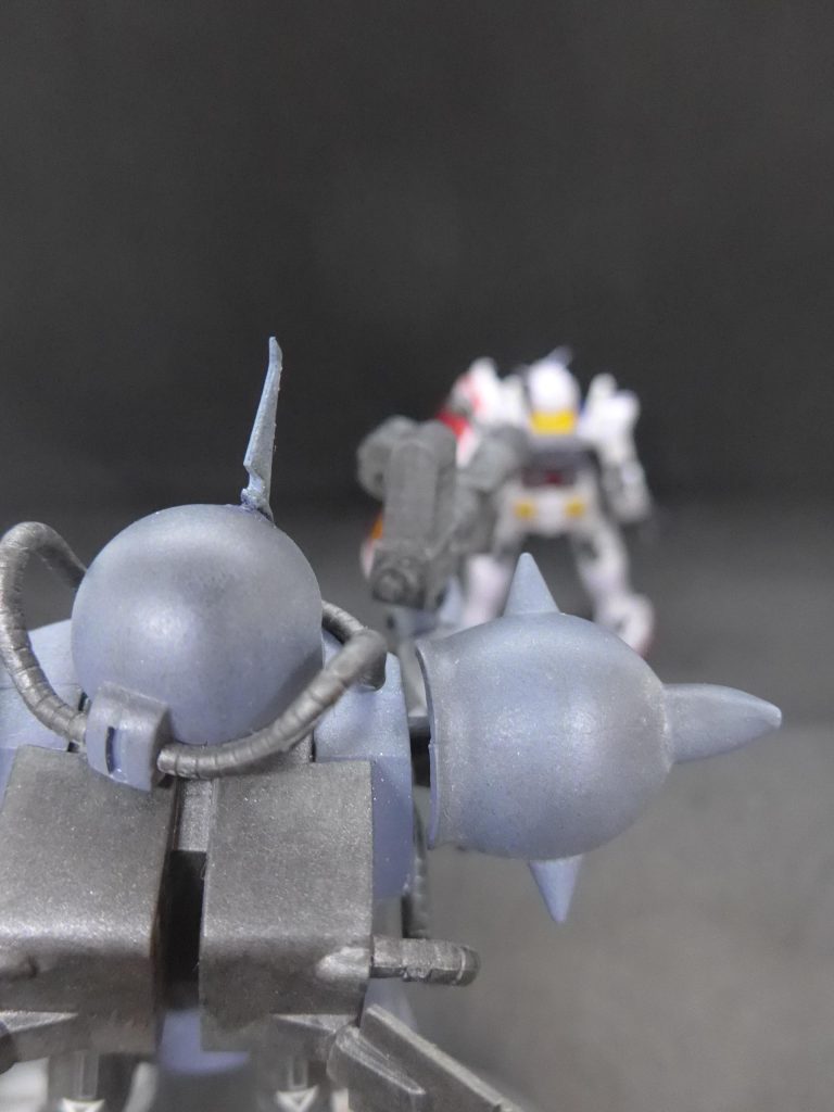 実は１年戦争のジャブロー戦にも配備されていた？という記録はもちろんありませんが、そのホバリング性能を活かして奇跡的にガンダムの後ろ上部をとれたとしたら・・・。