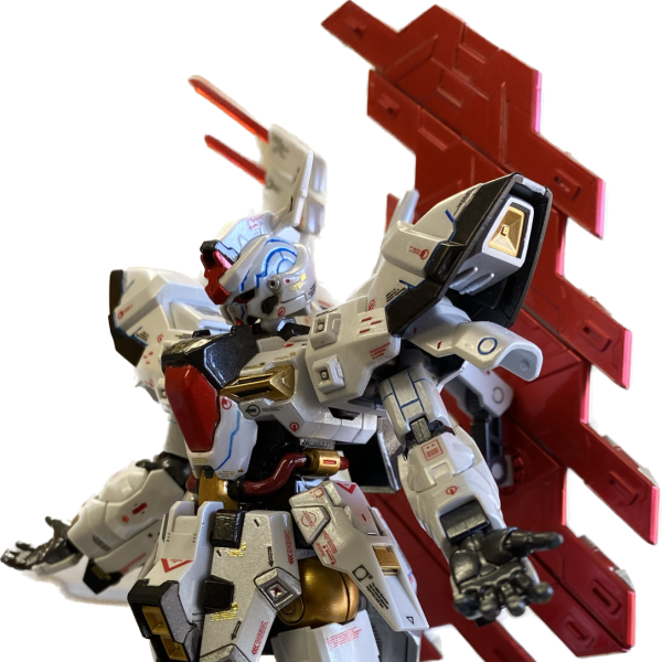 ムーンガンダムhgです。