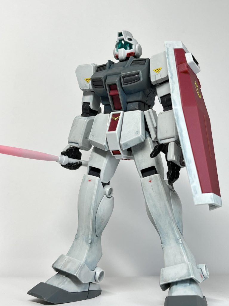 合わせ目消しとウェザリングのための習作。ガンプラ復帰2作目で、2021年後半に制作した過去作です。