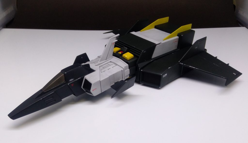 【Gスカイ】でかいコアファイターはキットのまんまです。撮影ブースに収まらんかった・・・。