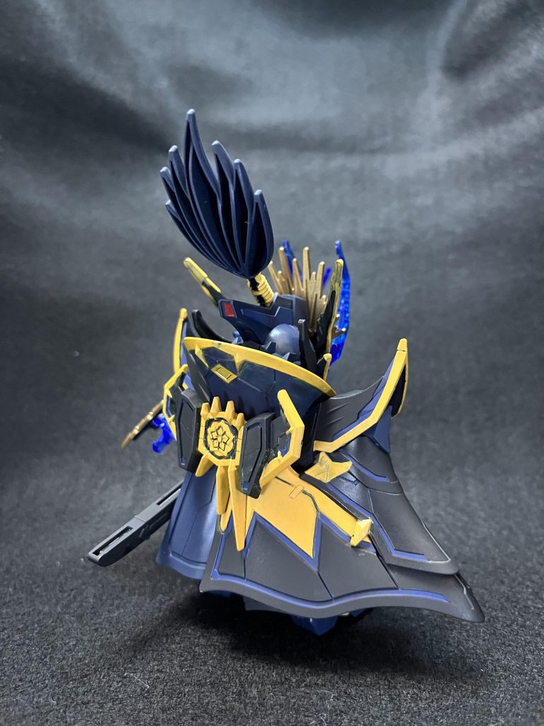 バックショット。家紋部分が苦戦し、だいぶ汚れています💦