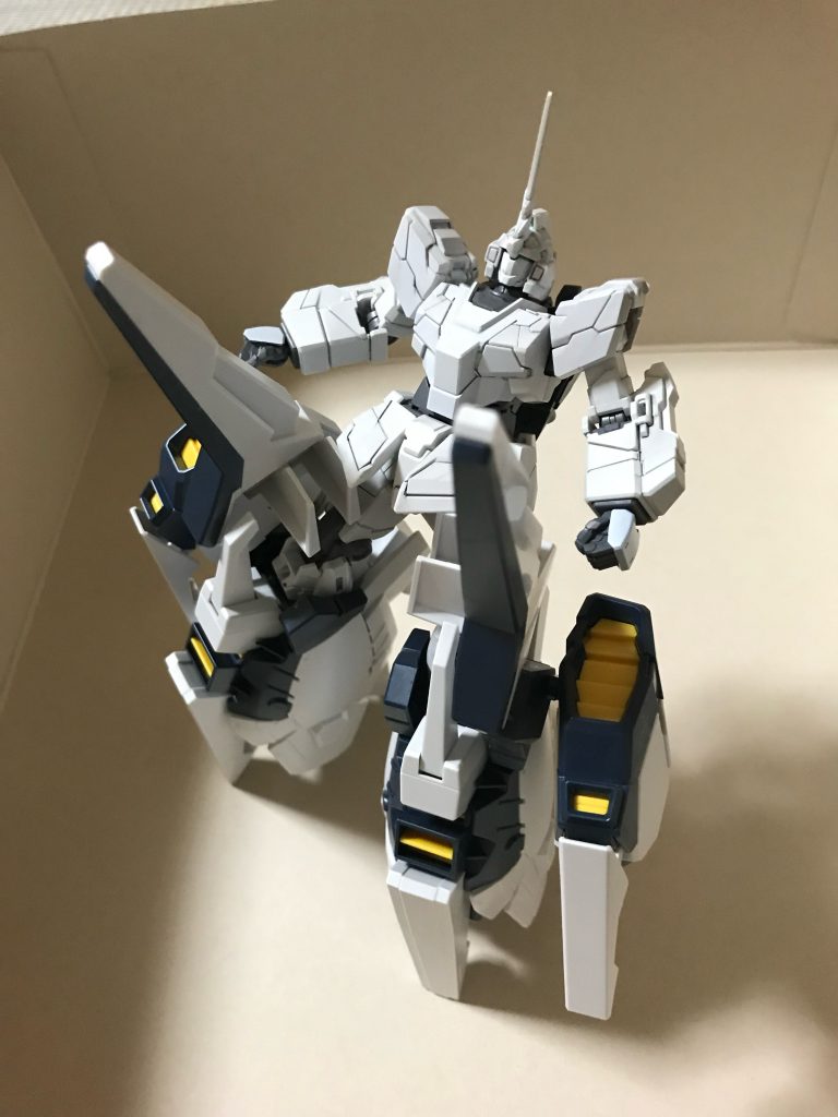 A装備の脚はユニコーンモードの足が無改造で入るありがたさ!