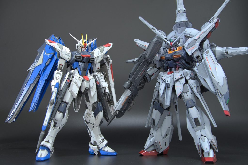 およそ5年前に作ったフリーダムと。やっとツーショットが撮れました。