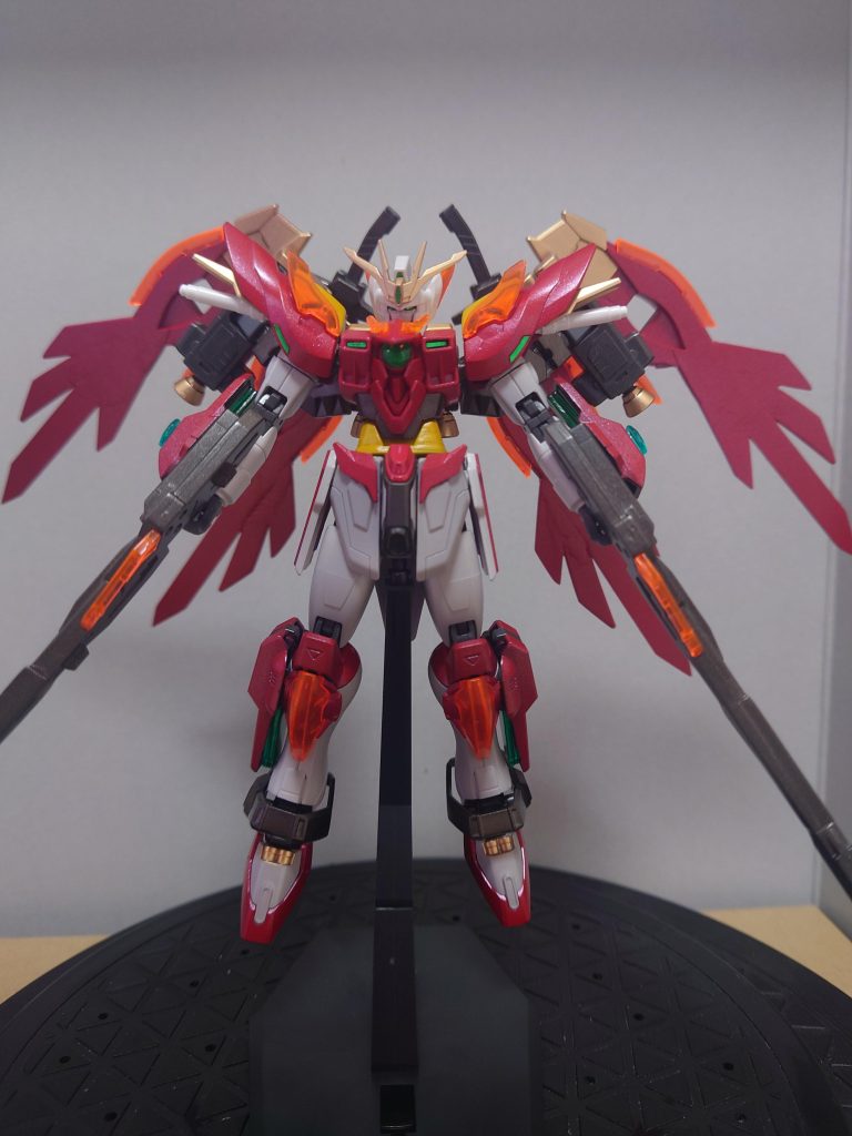 ゼロといえばやっぱりこれ!ってことで翼を広げたポージングです。