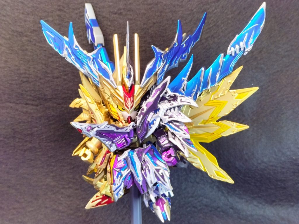 ジャスティス側は比較的塗装が楽でしたね〜こっちの濃い紫はキレイにアメジストパープルの光沢がでてると思います