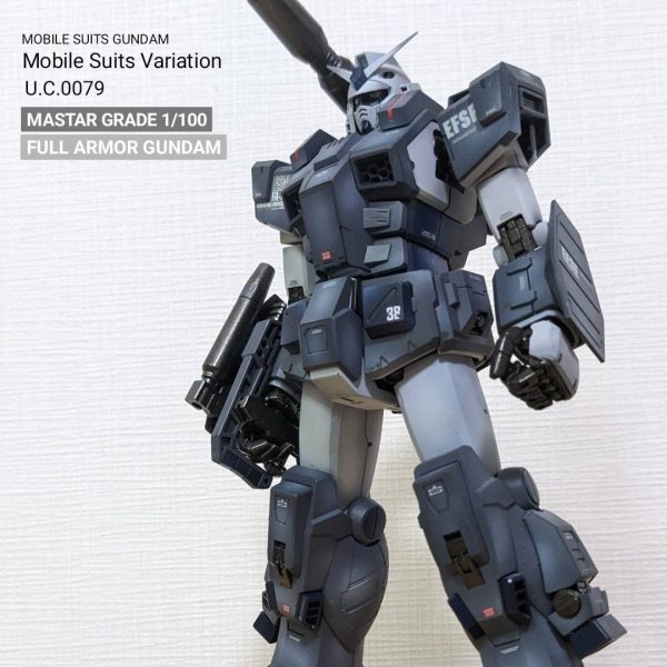MGフルアーマーガンダム(グレーカラー)