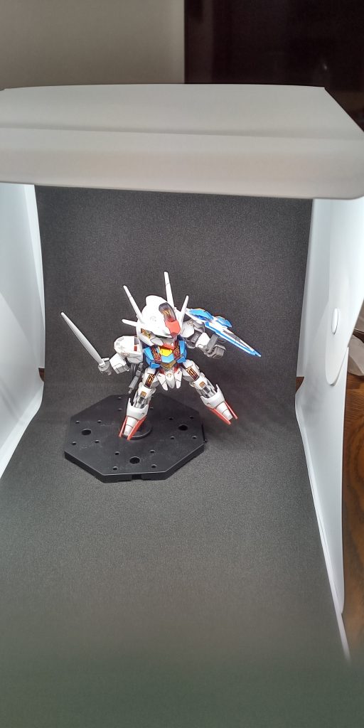 撮影ブースごとパチリ。初めて使ったので。