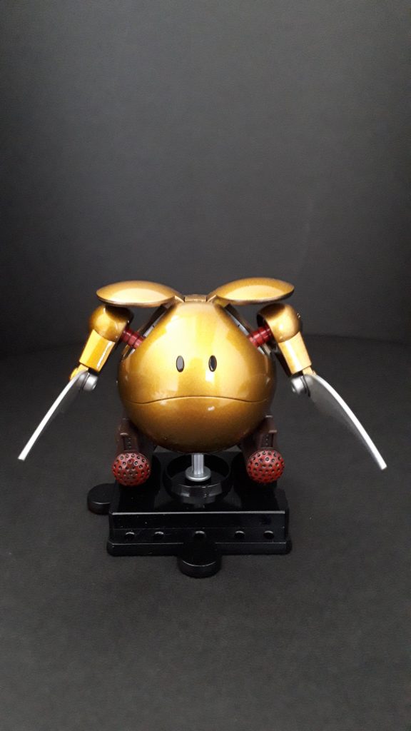  本体部はクリアイエローのキャンディ、アームはクリアレッドのキャンディです。 