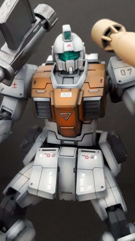 陸戦型ジムってこんなイケメンだったかなw(^_^;)でもカッコイイからよし!w٩(ˊᗜˋ*)و