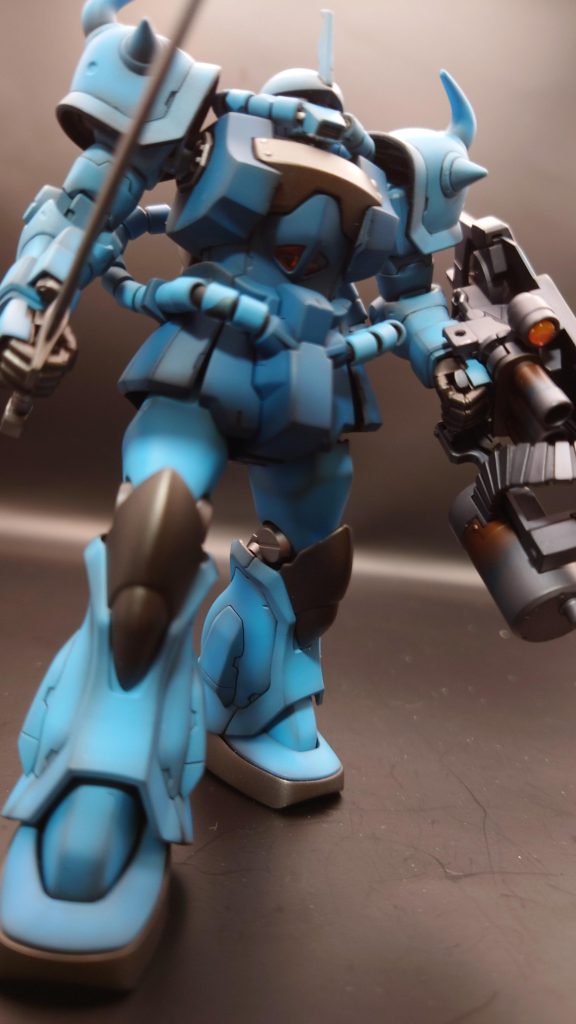 動力パイプをノーマルから、コトブキヤのモビルパイプに変更しています。ちょっと大き過ぎかなぁ。今回はデカールを全く貼りませんでした。