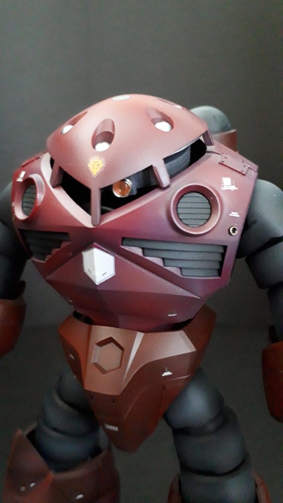 モノアイの稼働、普段はほぼ無改造なのでここまで弄ったのは初です(^_^;)一応360°稼働します‹‹\(´ω` )/››‹‹\( 　´)/››‹‹\( ´ω`)/››