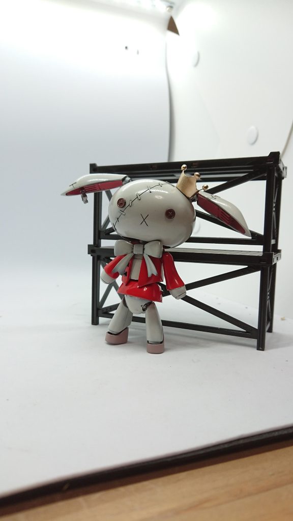 かわいいウサギですが