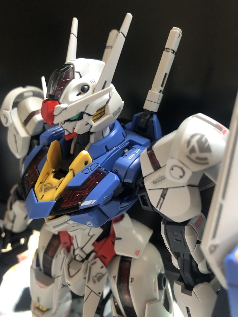 RGとVer.ka並に凄い量のシールだったけど、貼れば貼る程カッコよくなっていくシールマジック恐るべし!