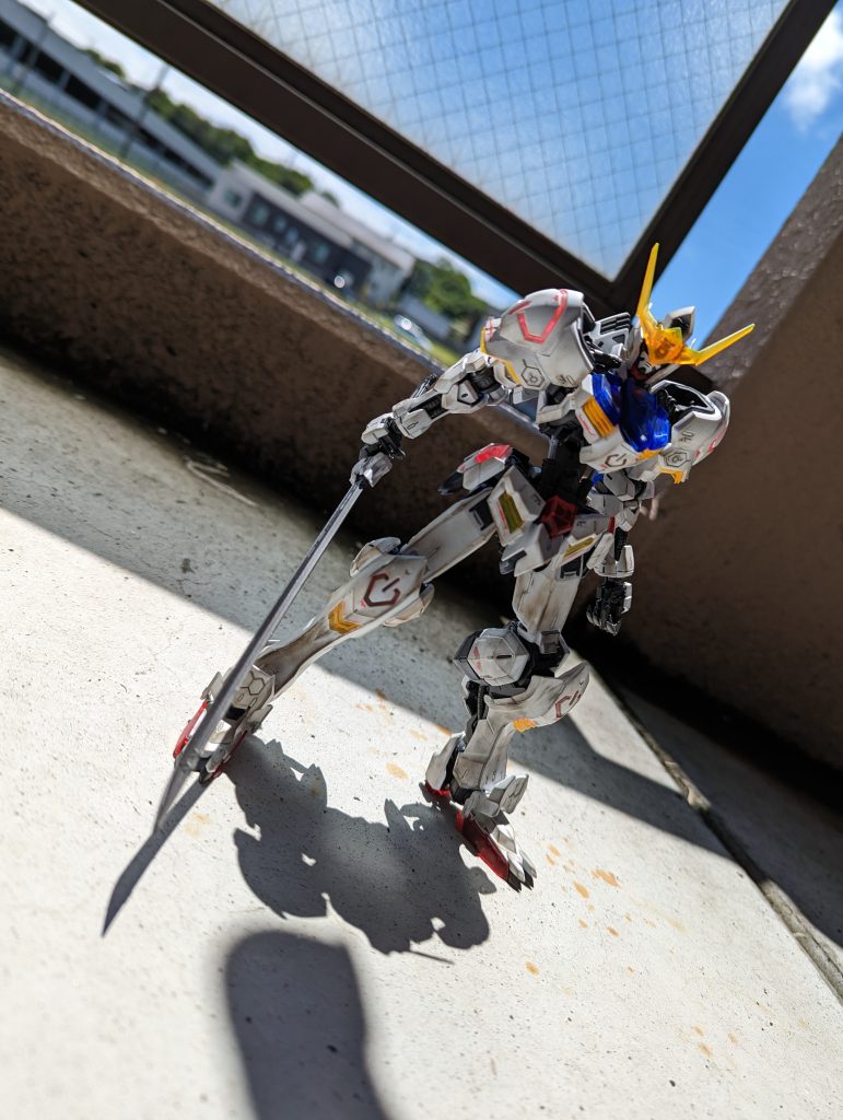 自然光で、すごくカッコよく撮れました！作ってから日は経っているのですが、改めてかっこいいキットだなぁと