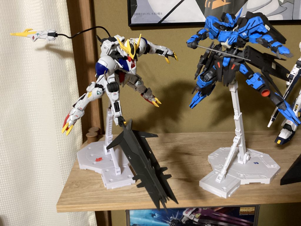 バルバトスルプスレクスと並べて。感無量です。