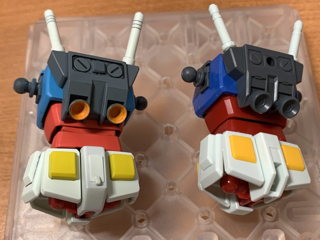 ランドセルとバズーカラック部分をHGから流用ヘリウムコアブロックを底上げ