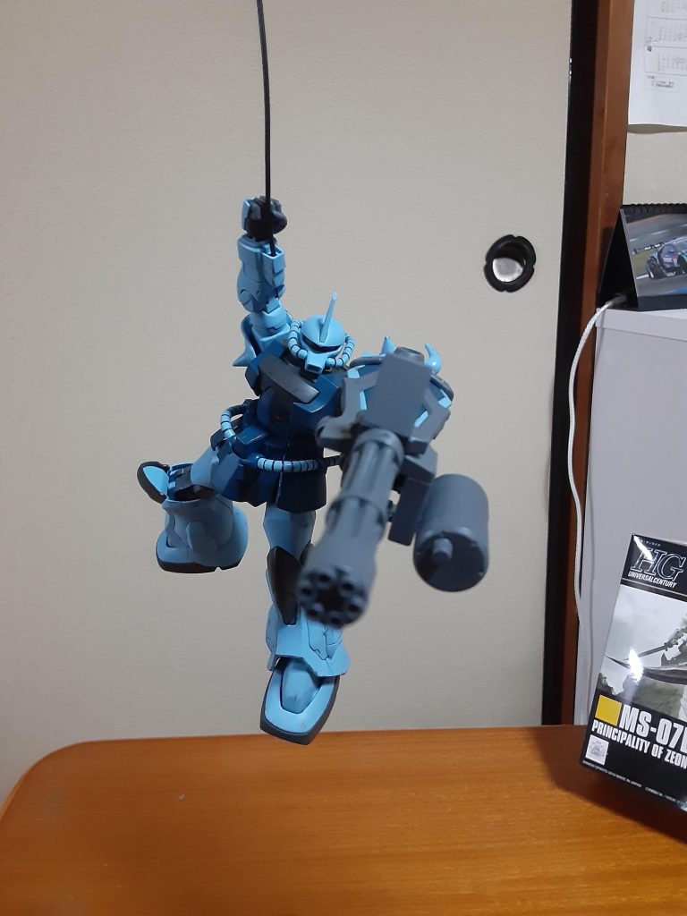 このキットで一番びっくりしたのがあのコアブースター宙吊りを再現できる‼️保持力凄い…