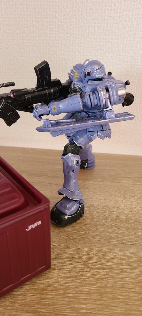 足のドライブラシはなかなかいい感じに仕上がってると思います(*^^*)