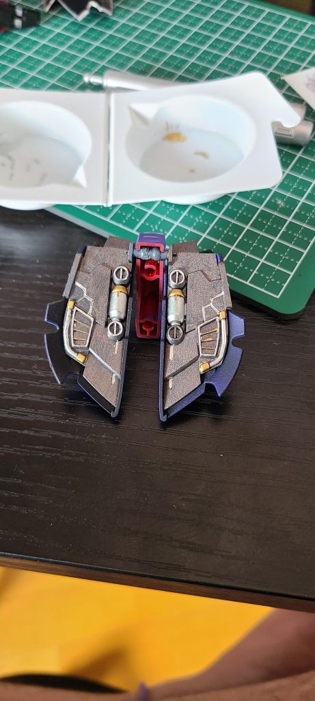 スカート恨も部分塗装しました(*^^*)これはいい出来(*^^*)