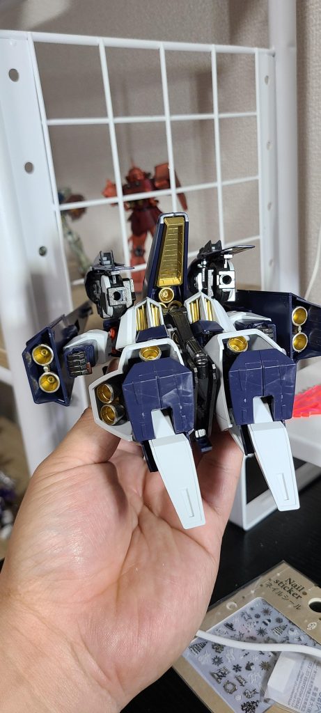 変形状態のバーニアがめっちゃかっこいい！推進力はとんでもなさそう(ФωФ)