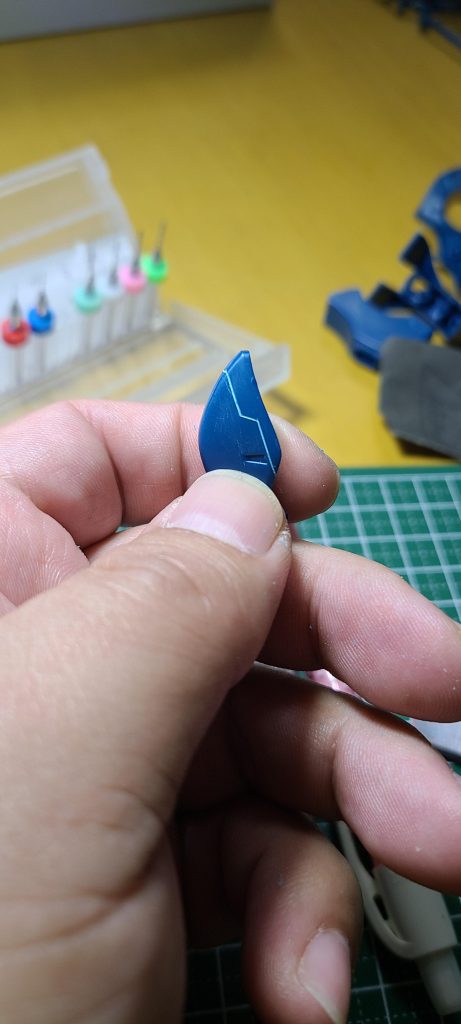 スジボリもなかなかいい感じに(*^^*)これはこの後塗り分けていきます(^^)