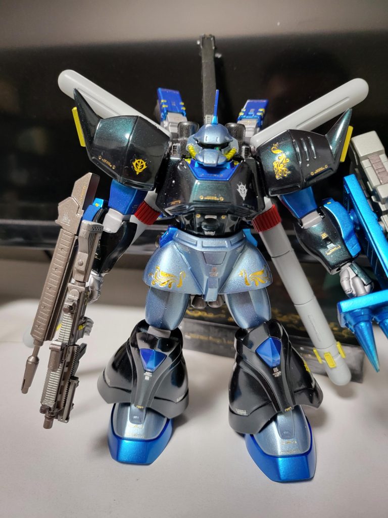 同じ中隊のブルー小隊機って設定のゲルググマリーン