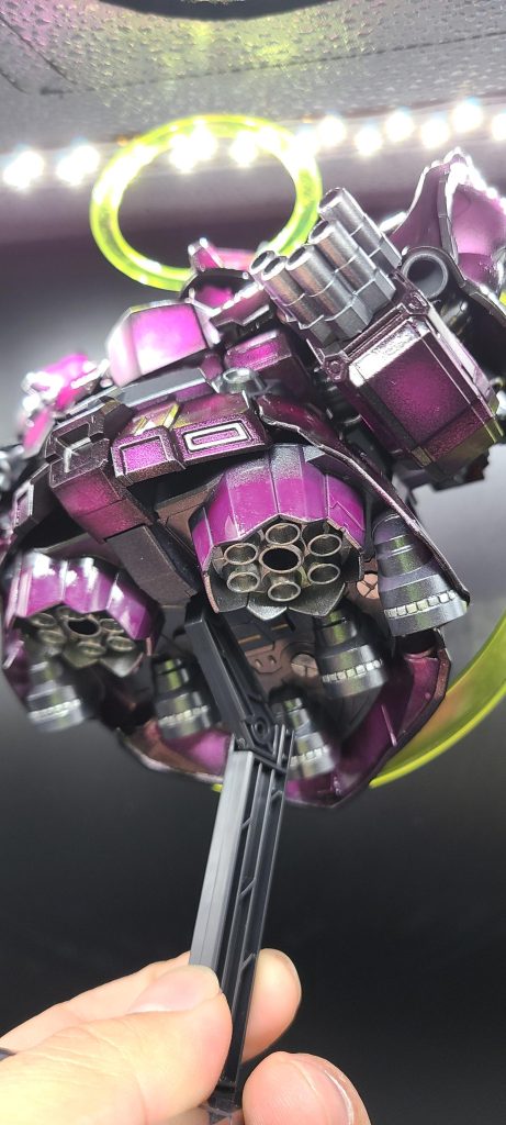 プロペラントタンクを外したところです！細かい部分は筆で塗りました(^^)