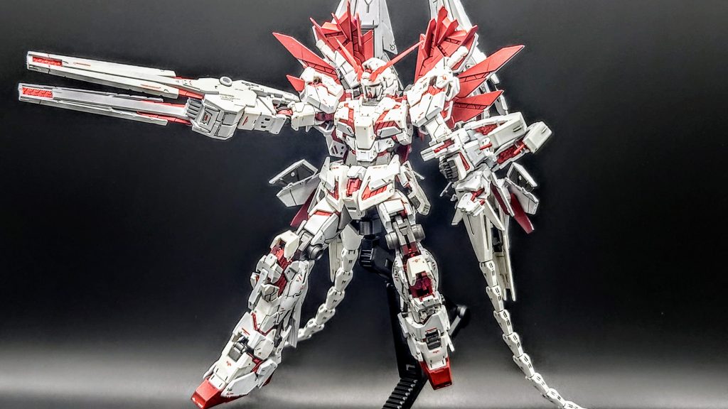 関節、つなぎ目なども全塗りしてるのでギッチギチです🫠🫠おかげでユニコーンモードに戻すのが怖くて、デストロイモード限定となりました🥶🥶