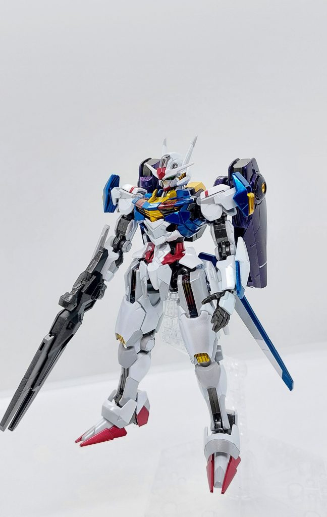 HG 1/144　ガンダムエアリアル　ミラソウル社製フライトユニット装備–2枚目/制作者：Dandelion