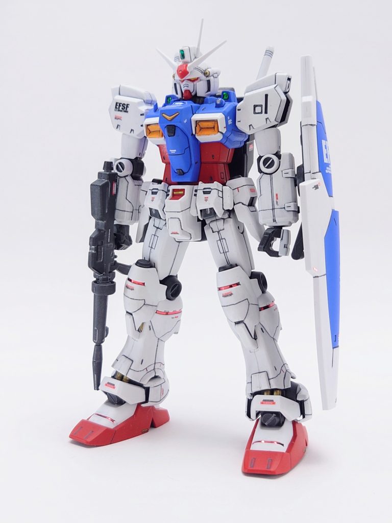 ビームライフル装備✨ビームサーベルはクリアパーツじゃなかったので他のキットから拝借予定で未作成😅私は塗装よりクリアパーツ派です✋