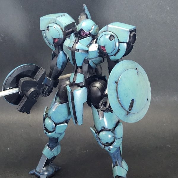 ハインドリー　黒立ち上げふで塗り