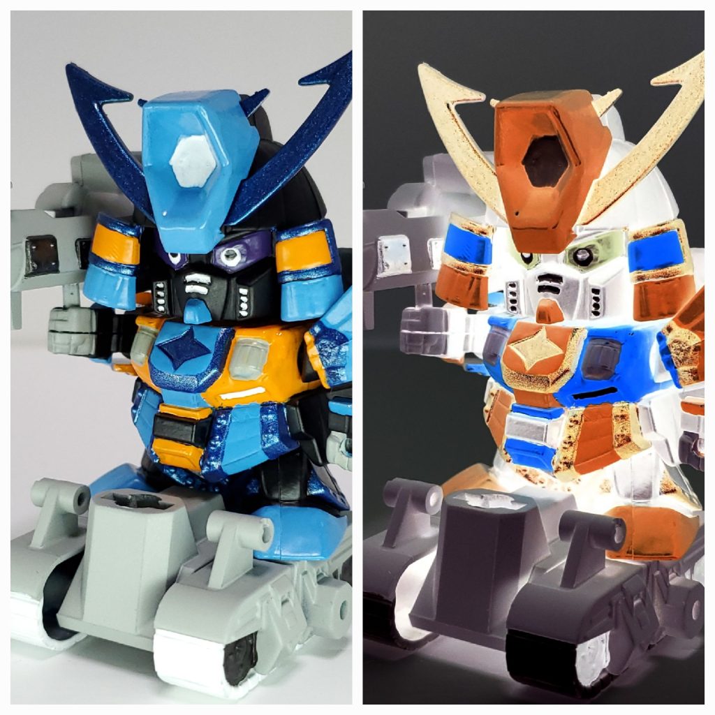 そう、ネガポジ反転すると通常の色になります！これをやってみたくてネガポジ反転色で塗りました！