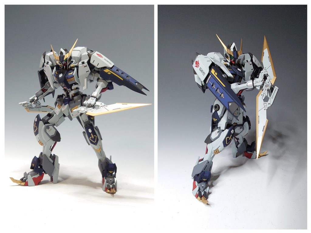 【ショートブレイド (ツインブレイド)】[設定]　腰部に装備された二本の短剣。　　　  繋げて使用する事も可能。　　　  単体では運用出来ないが　　　  ダインスレイブ発射機能を有する。[解説]　30MMの武器から拝借して先端を　　　  延長シャープ化、結合はネオジム磁石。　　　  設定はオルトリンデを参考にしました。