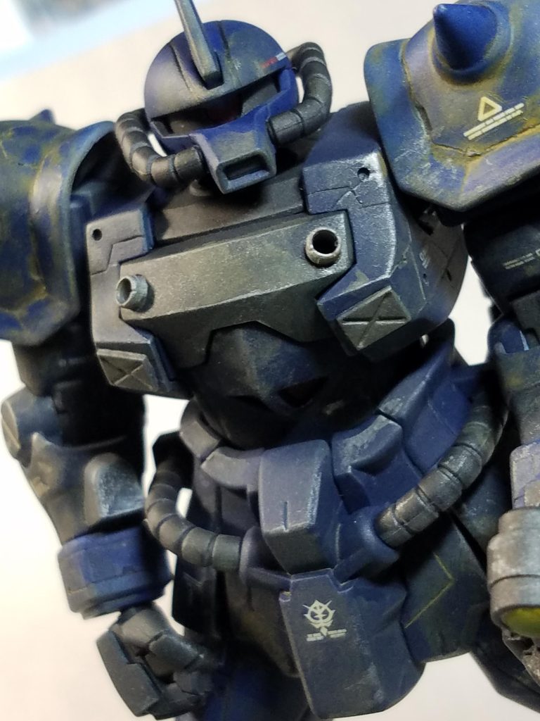 モノアイはH-eyes　各種ディテールアップパーツの貼り付け